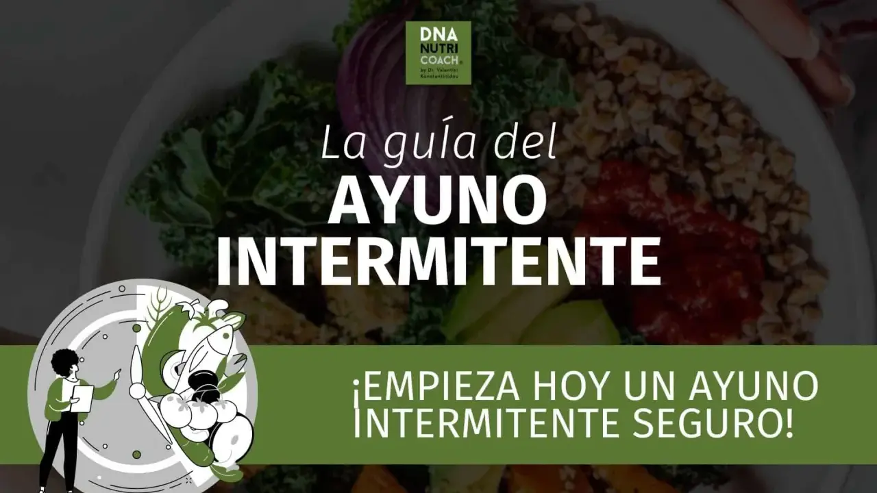 Plato con alimentos saludables, ideal para aquel que no come nada de origen animal. Guía de ayuno intermitente.