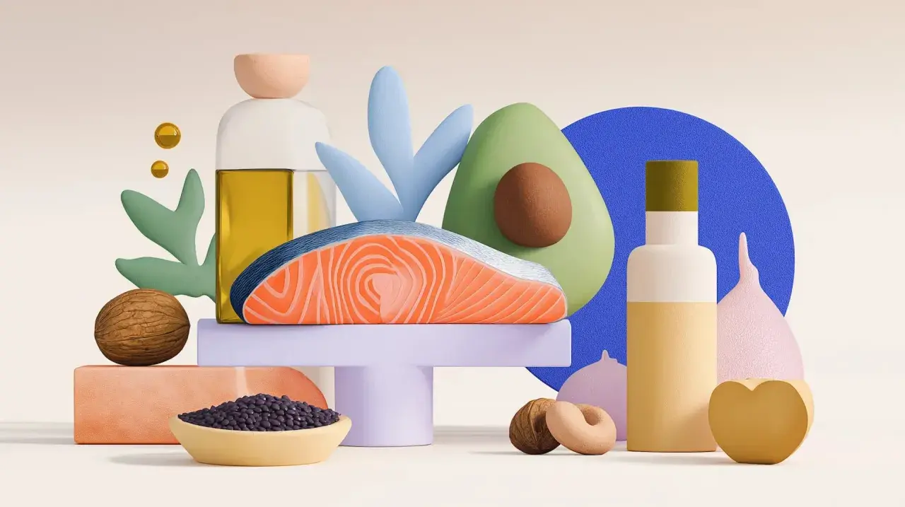 Salmón, aguacate, nueces y aceite de oliva: ingredientes clave para saber cuando tomar omega 3 y nutrir tu cuerpo.