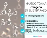 ¿Puedo tomar colágeno en el embarazo? Sí, sin problema. Indicaciones: colágeno tipo V, 10-15g diarios. Mejor opción: consulta médica.