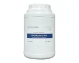 Envase de 0.5 kg de sucralosa E-955, un edulcorante apto para uso alimentario de Corquimia.