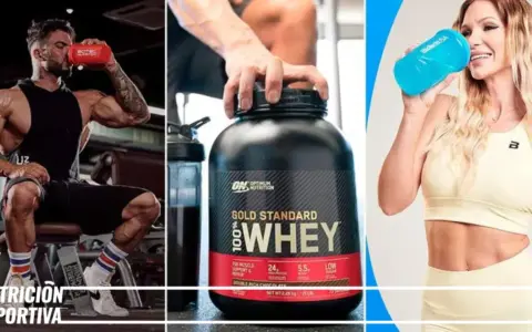 Hombres y mujeres bebiendo batidos de proteína. Descubre cuándo tomar proteínas para optimizar tu nutrición deportiva.