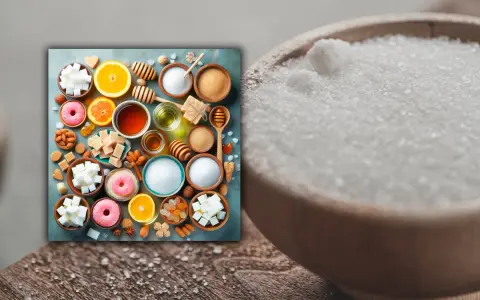 Dulces y frutas, ¿buscas el edulcorante más sano? Azúcar, miel, naranjas y donuts.