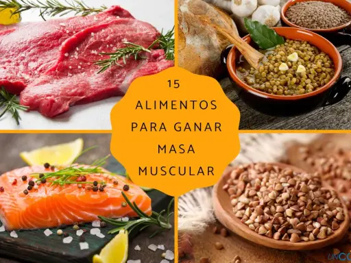 Carne roja, salmón, lentejas y trigo sarraceno: alimentos para ganar masa muscular.