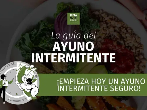 Plato con alimentos saludables, ideal para aquel que no come nada de origen animal. Guía de ayuno intermitente.