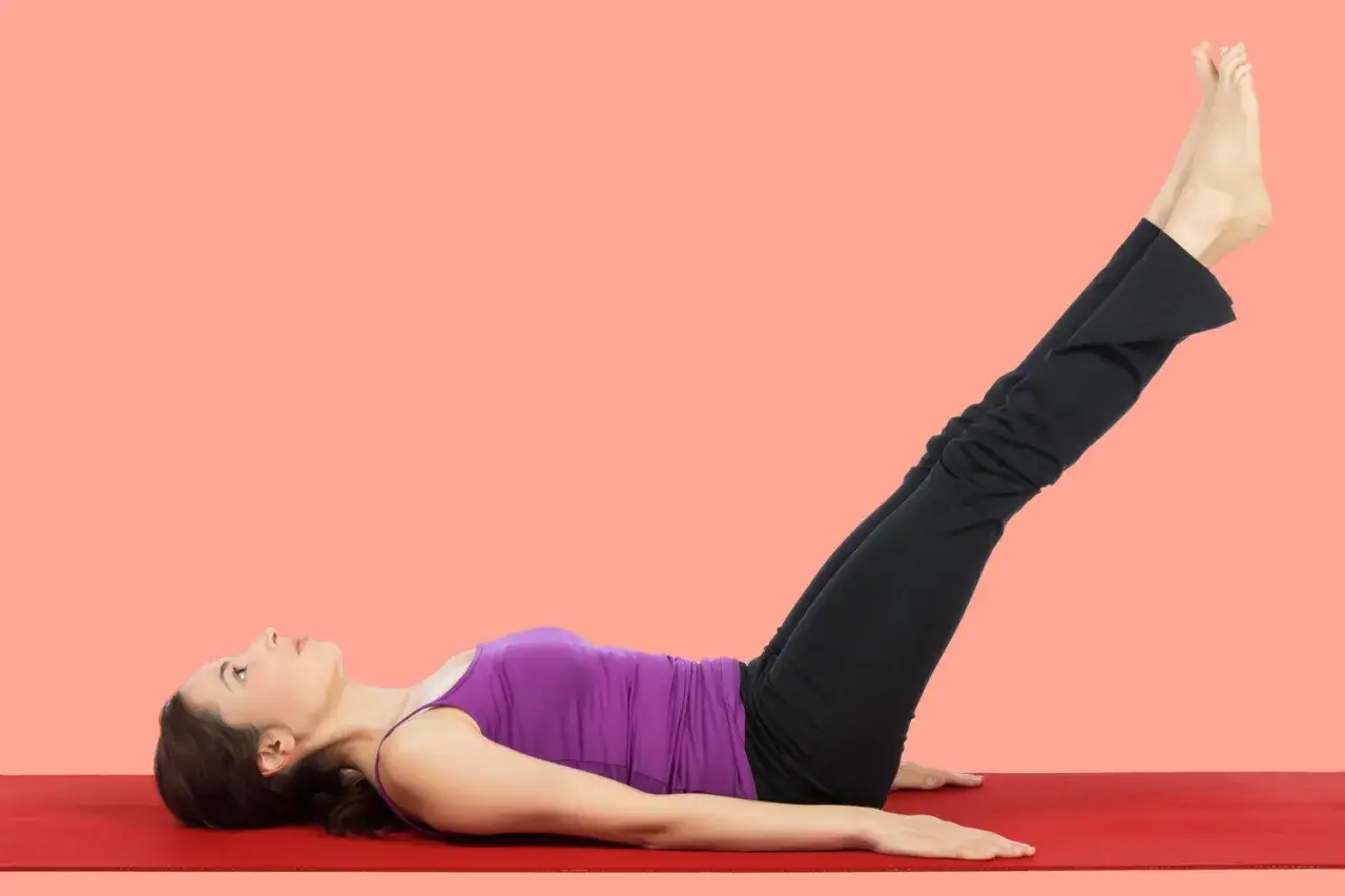 Mujer en posici&oacute;n de plancha con elevaci&oacute;n de pierna, fortaleciendo el abdomen y las piernas.